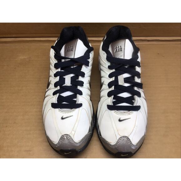 2011 Nike Air Max Torch 5 White & Gray Silver Size 7Y or Men 7 or Women 8.5 - Picture 3 of 8